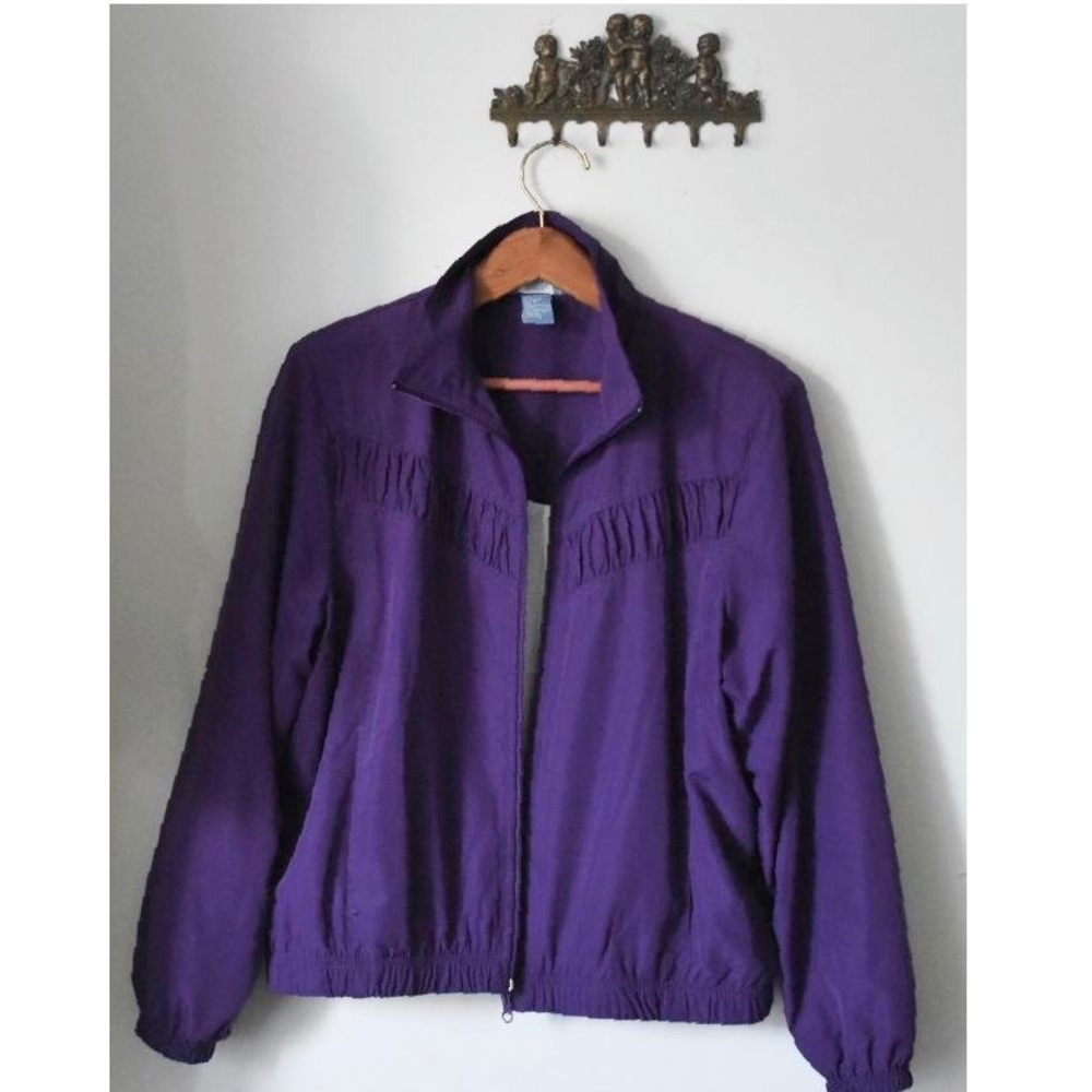 Napa Valley Sport Purple Wind Breaker  NWOT